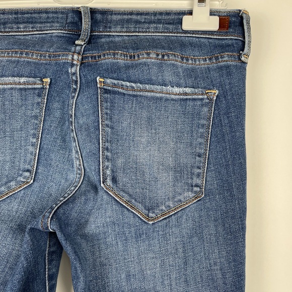 Abercrombie & Fitch Distressed Raw Hem Skinny Jeans Size 28/6 - Picture 8 of 13